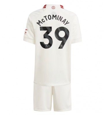 Manchester United Scott McTominay #39 Tercera Equipación Niños 2023-24 Manga Corta (+ Pantalones cortos)